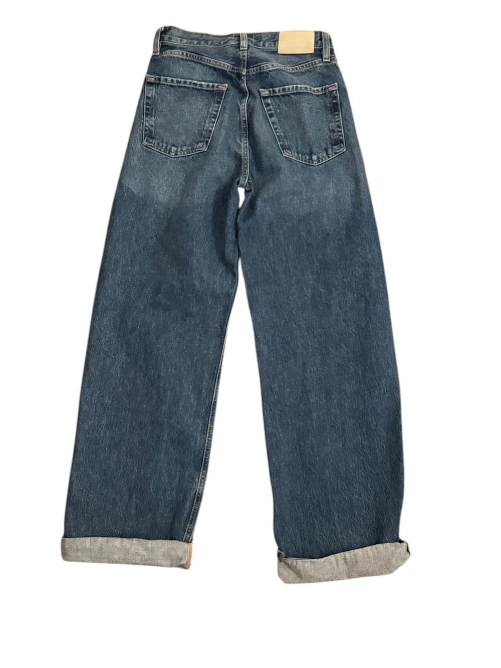CITIZENS OF HUMANITY women’s Ayla baggy cuff crop jeans in Claremont 24 wide leg - Picture 9 of 9